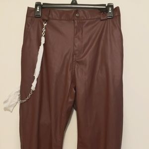 American Bazi faux leather pant M